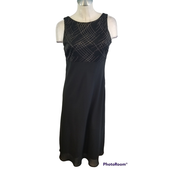 Harlow Size 12P Black Long Cocktail Dress - Picture 1 of 5